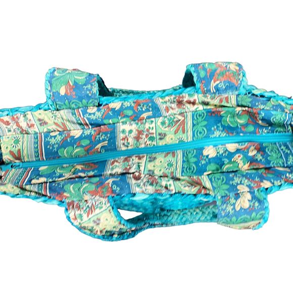 Charming Charlie Woven Tote Bag - 22” x 13” x 5” - Picture 4 of 5